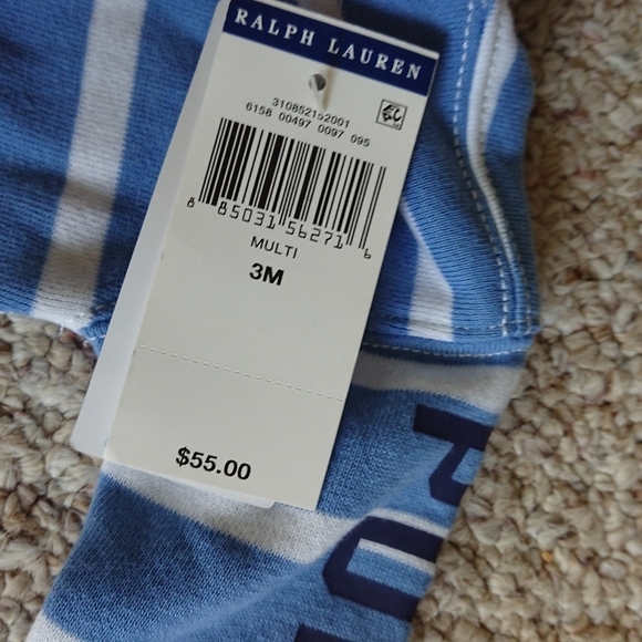 New With Tags RALPH LAUREN Baby Crewneck Sweatshirts 3M - Picture 7 of 15